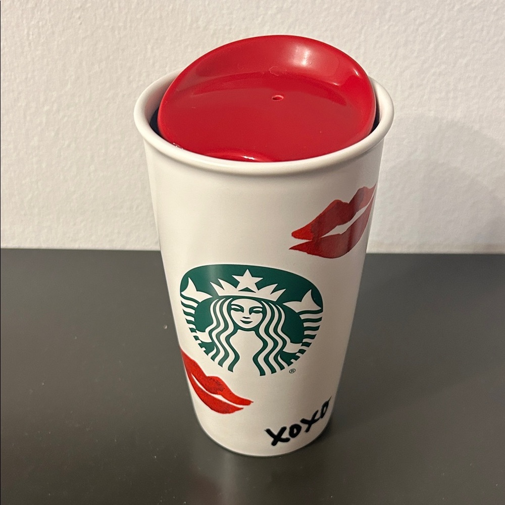 Starbucks Ceramic Travel Tumbler Cup With Lid 12oz